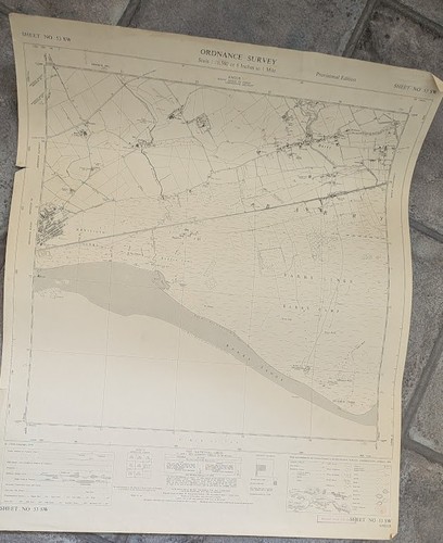 Map 1959 angus mile - =,