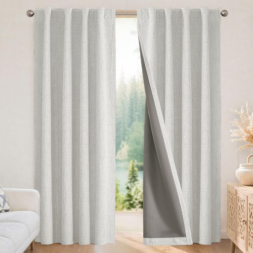 Joydeco linen curtains - joydeco, 84