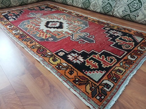 Antique floral rug - antique,
