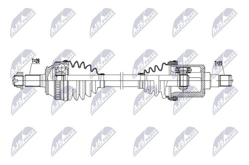 Genuine nty drive shaft - genuine,