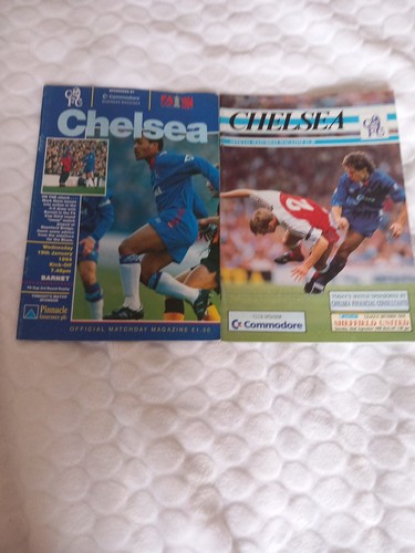 Chelsea football programmes - football,