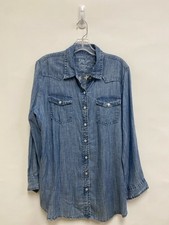 Size L Blue/Multi Chambray