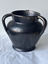 DICKERWARE STUDIO POTTERY EARTHENWARE  THREE  HANDLED POT lustre glaze 