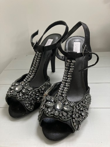 Womens black evening shoes - evening,