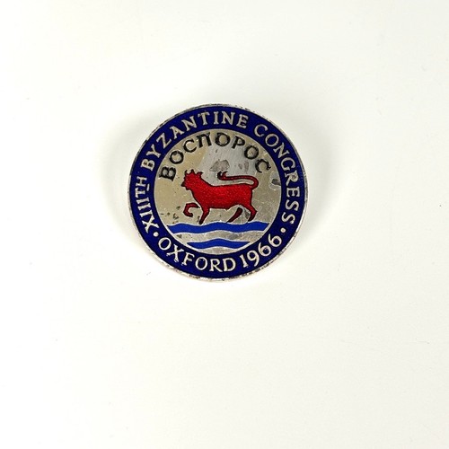 Vintage enamel badge 13th - vintage,