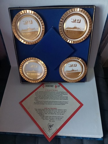 Canberra metal coasters - o,