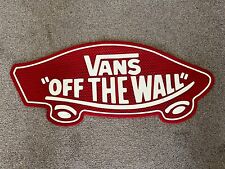Vans Shoes OFF THE WALL Red Promo Display Rubber Mat / Door Mat  RARE