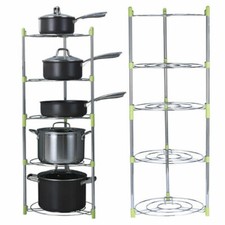 5 TIERS KITCHEN RACK PAN STAND
