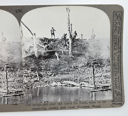 Ww1 stereoview card photo - ww1,