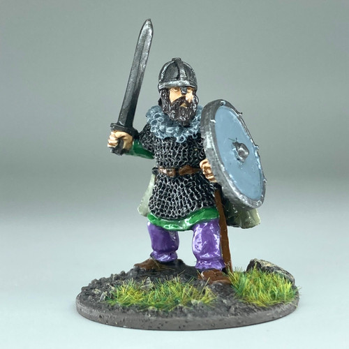 Saxon thegn with sword - saxon, &