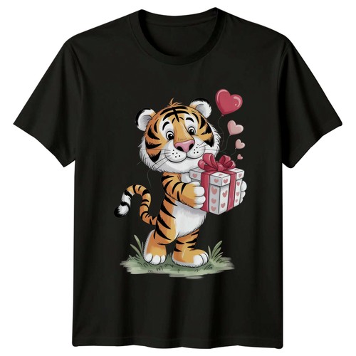 Tiger cub gift hearts men - hearts, men�s