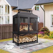 2-in-1 Metal Chiminea