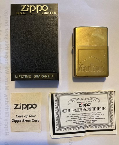 Zippo 1997 marlboro solid - 1997, "marlboro"