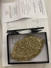 Lulu Guinness Gold Glitter