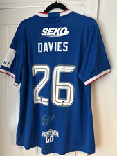 Ben Davies Signed Rangers