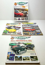 Classic & Sports Car Magazine (LOT OF 4) MG, Triumph TR's, Alfa, TVR, Porsche