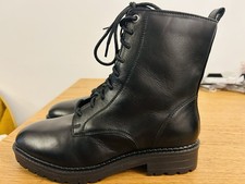 Women’s Next Leather Ankle Boots UK 6.5 X Wide. Brand New.