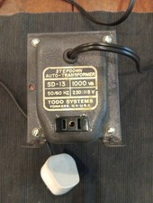 Stepdown Auto-Transformer Todd Systems SD-13 1000VA (1000Watt)