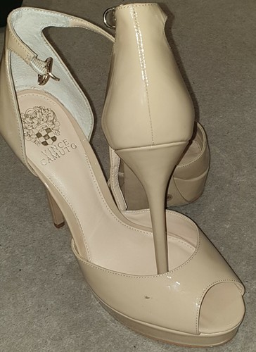 Beige patent vince - beige,
