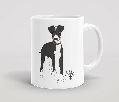 Personalised black white - &,