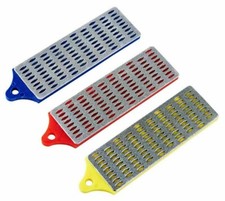 3 Piece Professional Diamond Stone Sharpening Set Extra Fine Coarse Whetstone