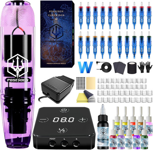 Poseidon tattoo gun kit - tattoo,