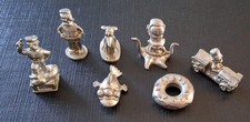 7x Pewter Simpsons Figures/