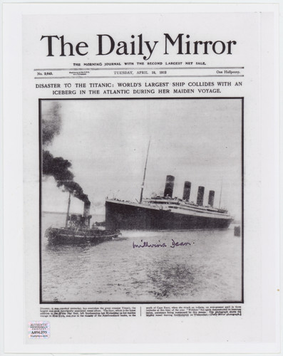 Millvina dean titanic - millvina,