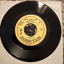 BOBBY DARIN "LONG LINE RIDER / CHANGE" USA 45 RPM VINYL SINGLE 1968