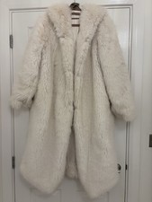 River Island White Faux Fur
