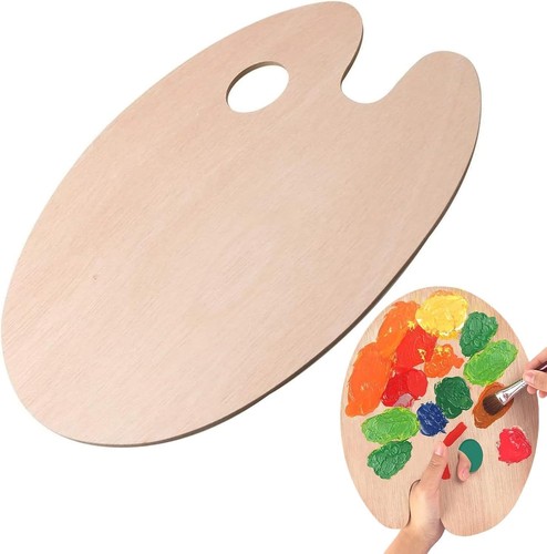 Large palette wooden artists - palette,