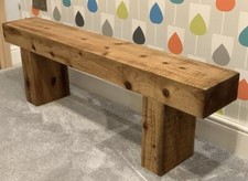 2 seater wooden rustic garden