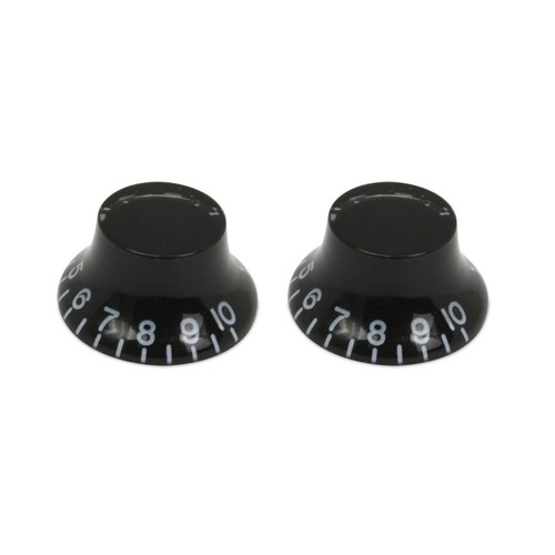 Bell knob black - (set, 2)