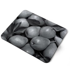 Mouse Mat Pad - BW - Pear Fruit Food Healthy Living Laptop PC Desk Office #36455