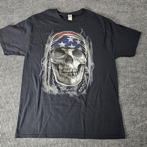 Liberty death skull - skull, shirt