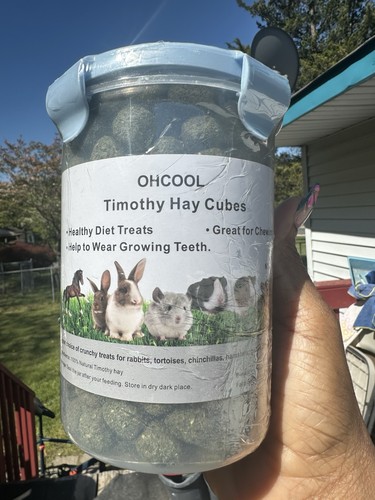 Timothy hay cubes 100 natural - 100%,
