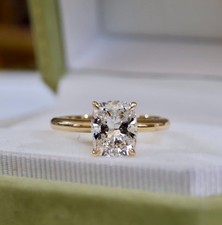 2ct Elongated Cushion Cut