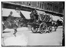 London Strike. Police escort