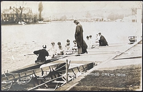 The 1906 cambridge boat crew - crew,