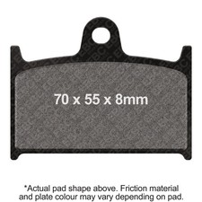 EBC Brakes Double-H Series Sintered Brake Pads For Yamaha FA145HH