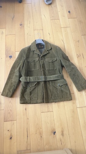 Vintage corduroy safari jacket - safari,