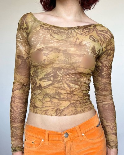 Vintage y2k mesh - vintage, gaultier