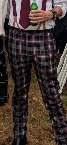 Slanj tartan trews trousers - slanj,