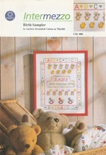 Birth sampler baby cross - sampler,