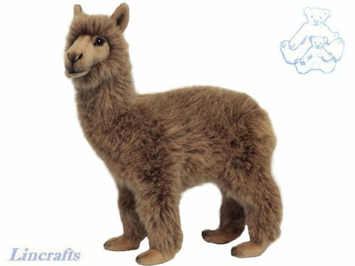 Hansa brown alpaca 6028 plush - alpaca,