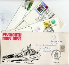 GB 1960/80s Flight Covers x 4