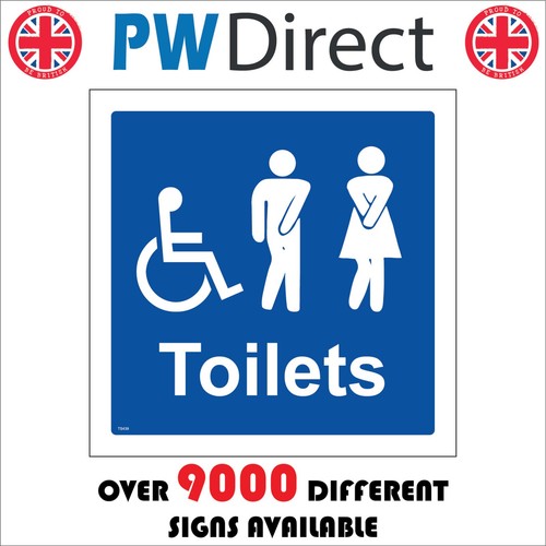 Sign toilets disabled male - sign,