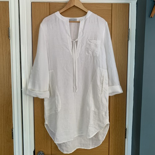 Nicole farhi white - nicole, linen