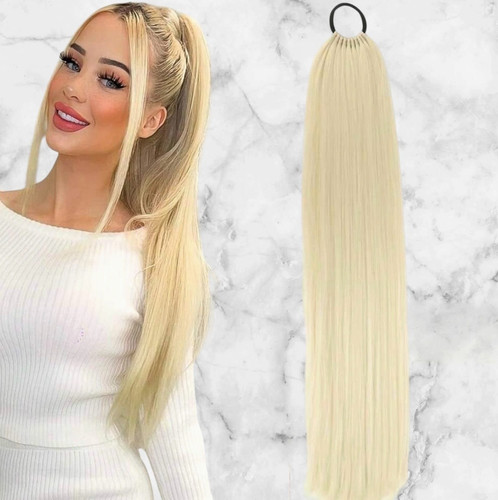 Ponytail hair extensions - ponytail, on