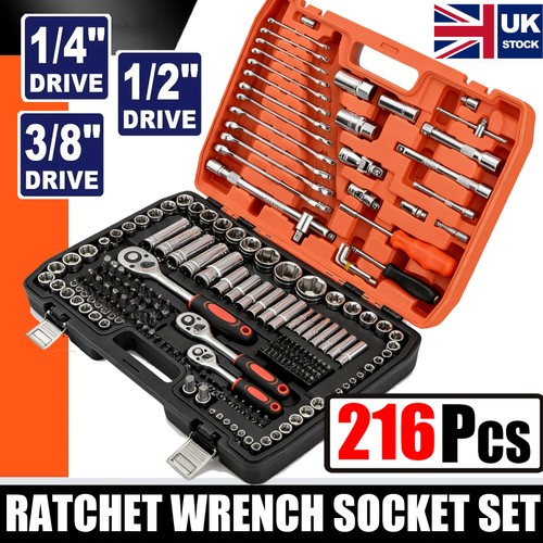 216 pcs socket - 216, 3/8"
